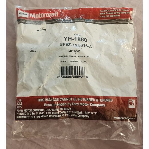 HVAC Blend Door Actuator-Mode Door Actuator Motorcraft YH-1880 - Picture 3 of 3